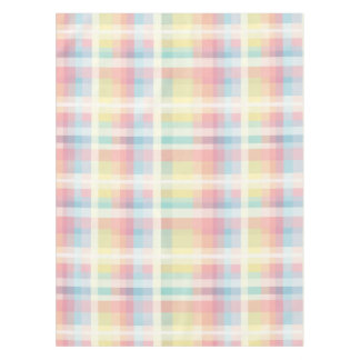 Colourful Soft Gingham Pattern Tablecloth
