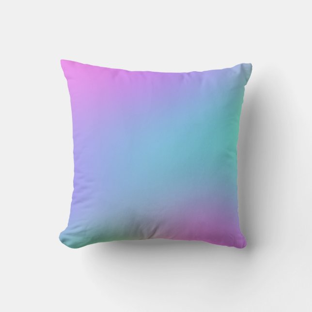 Colourful Soft Gradient Cushion (Front)