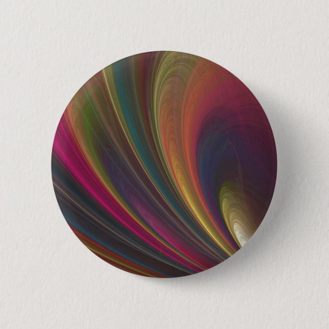 Colourful Soft Sand Waves 6 Cm Round Badge (Front)