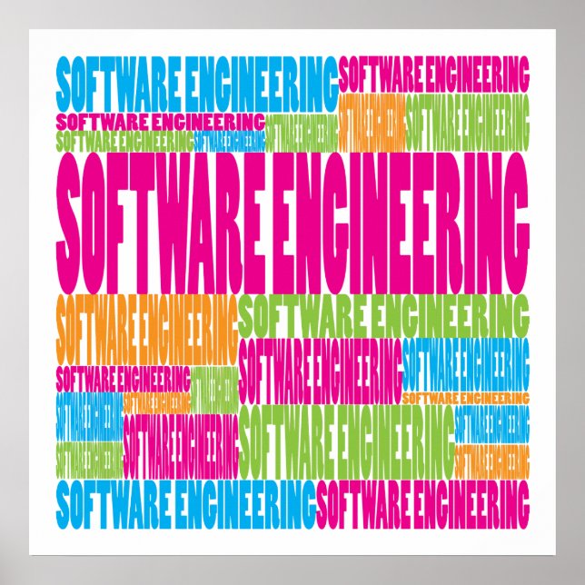 Colourful Software Engineering Poster (Front)