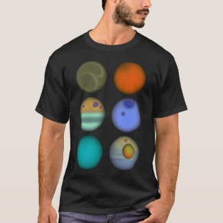 Colourful Solar Planets T-Shirt