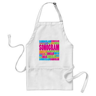 Colourful Sonogram Standard Apron
