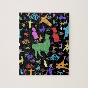 Colourful South America Jigsaw Puzzle