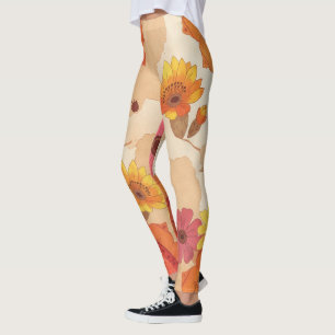 Colourful Southwest Inspired Floral Leggings