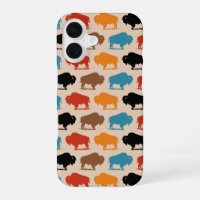 Colourful Southwestern Buffalo Pattern