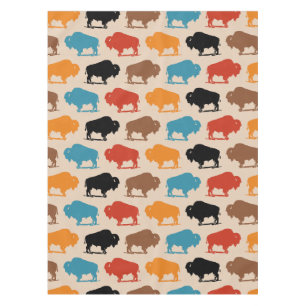 Colourful Southwestern Buffalo Pattern Tablecloth