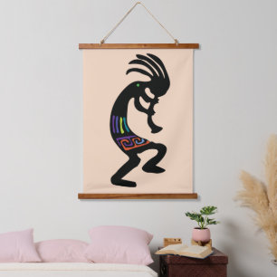 Colourful Southwestern Kokopelli Hanging Tapestry