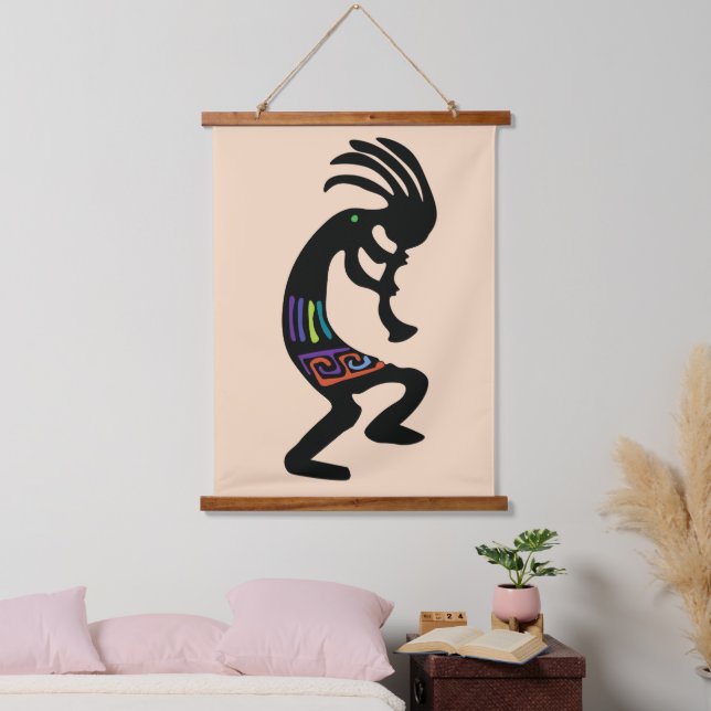 Colourful Southwestern Kokopelli Hanging Tapestry (Bedroom)