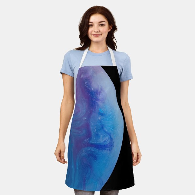 Colourful Space Apron (Worn)