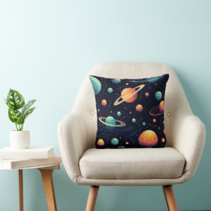 Colourful Space Cushion