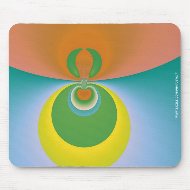 Colourful Space Mouse Mat (Front)