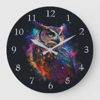 Colourful Space Owl
