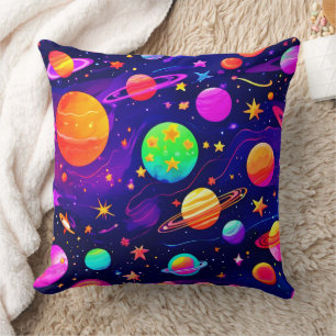 Colourful Space Pattern Cushion