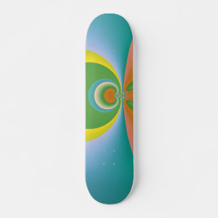 Colourful Space Skateboard
