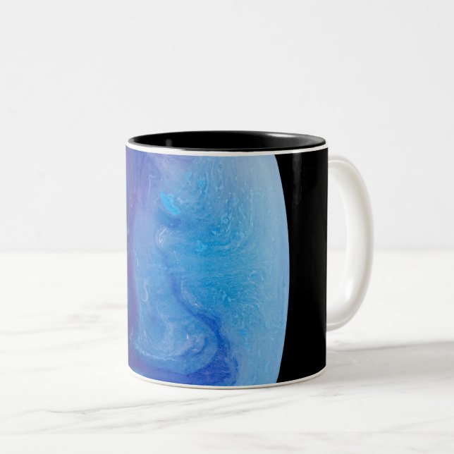 Colourful Space Two-Tone Coffee Mug (Front Right)
