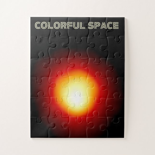 Colourful Space – Vibrant Galaxy Art Series Jigsaw Puzzle (Vertical)