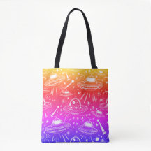Colourful Spaceship Pattern
