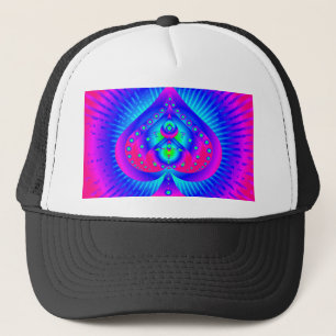 Colourful Spades Symbol Trucker Hat