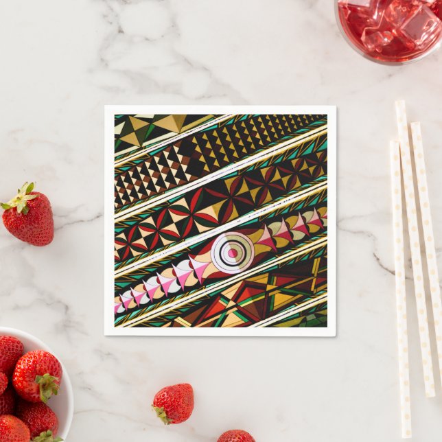 Colourful Spanish Architecture Napkin (Insitu)