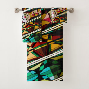 Colourful Spanish Ceiling Architecture Bath Towel Set