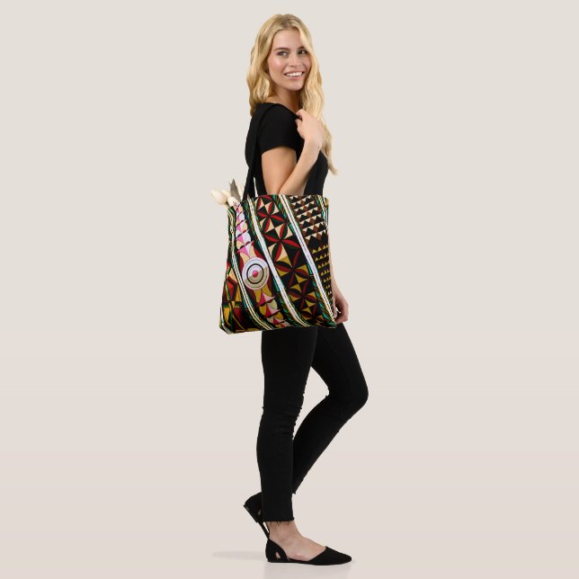 Colourful Spanish Church Ceiling Tote Bag (On Model)