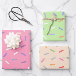 Colourful Sparkle Wrapping Paper Sheet