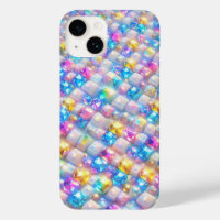 Colourful Sparkling Gemstone Mosaic Luxury Diamond