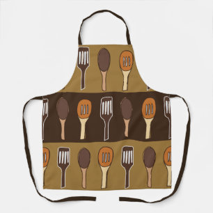 Colourful Spatula Kitchen Cooking Utensils Apron