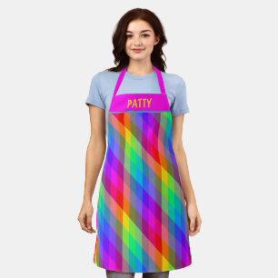 Colourful Spectral Prisms Custom Apron