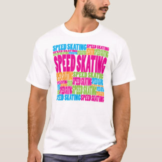Colourful Speed Skating T-Shirt