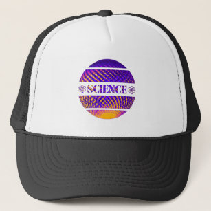 Colourful spherical Science design for scientists  Trucker Hat