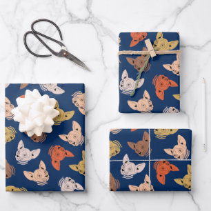 Colourful Sphynx Cat  Wrapping Paper Sheet