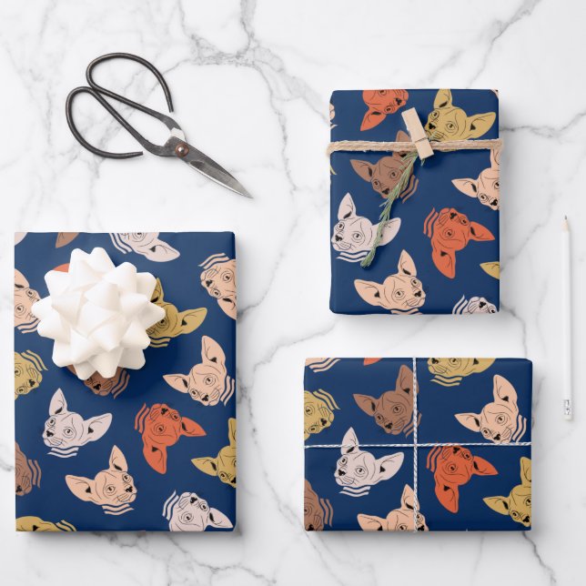 Colourful Sphynx Cat Wrapping Paper Sheet (Front)