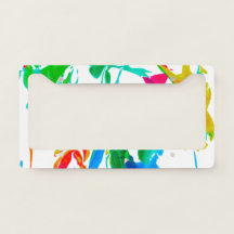 Colourful spider webs