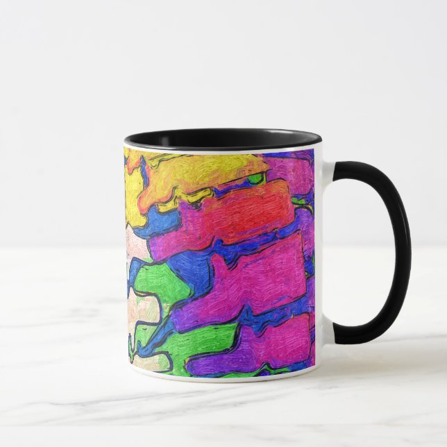 Colourful Spine Art Mug (Right)