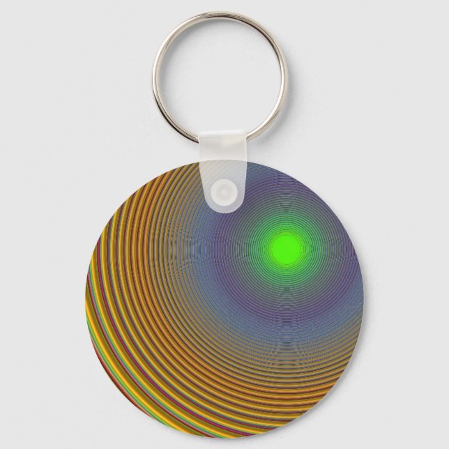 Colourful Spiral Keychain (Front)