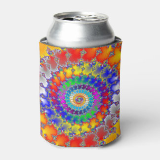 Colourful Spiral Pattern Can Cooler