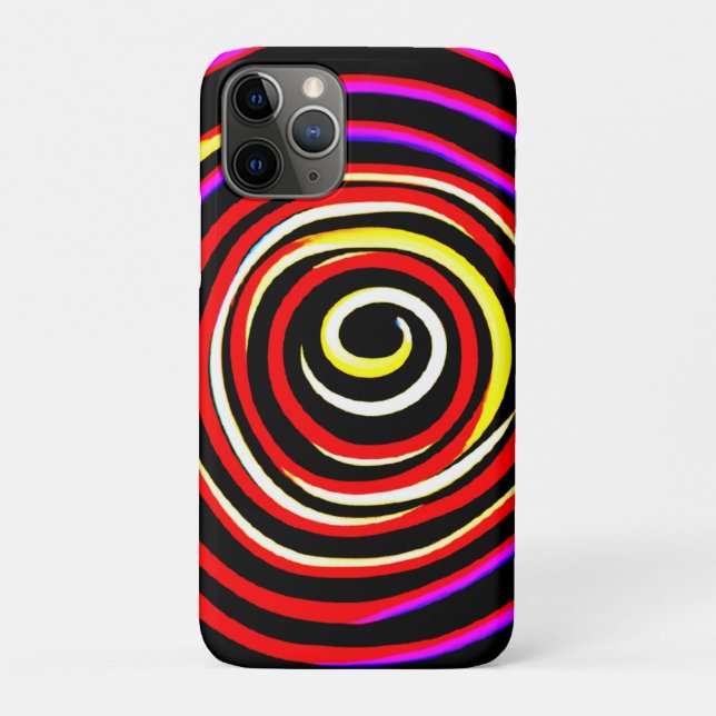 Colourful Spiral Pattern Case-Mate iPhone Case (Back)