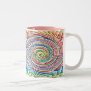 Colourful Spiral Pattern Coffee mug