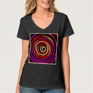 Colourful Spiral Pattern T-Shirt