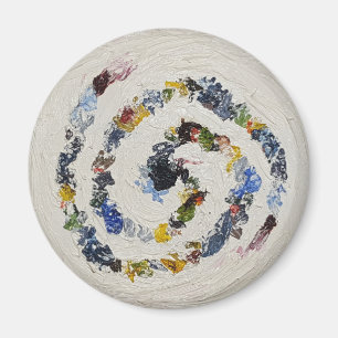 Colourful Spiral Refrigerator Magnet