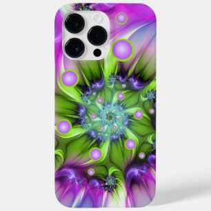 Colourful Spiral Round Shapes Abstract Fractal Art Case-Mate iPhone 14 Pro Max Case