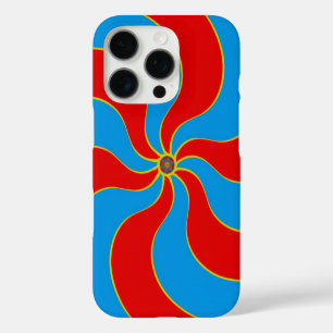 Colourful Spiral Wave Pattern iPhone 16 Pro Case