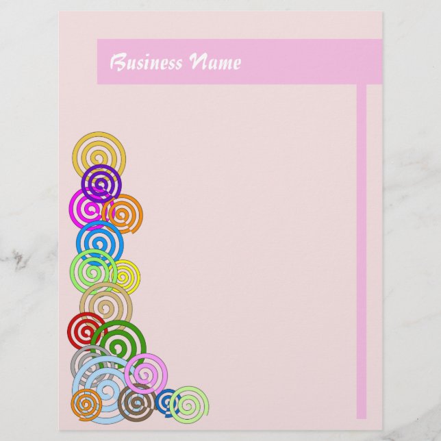 Colourful Spirals (Front)