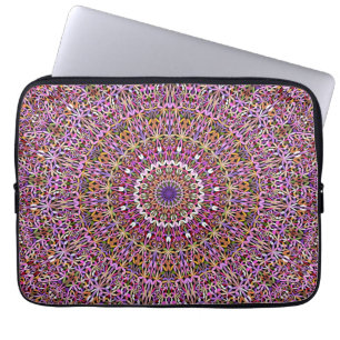 Colourful Spiritual Garden Mandala Laptop Sleeve
