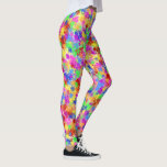Colourful Splatter Paint Rainbow Splash Trendy Leggings<br><div class="desc">These cool splatter paint leggings are made in a bright,  vibrant rainbow of colour. From neon yellows,  greens and pinks to red,  blue and orange,  these leggings have a painterly splash of cheerful brightness. They're perfect for artists,  hippies,  bohemians and anyone who loves art.</div>