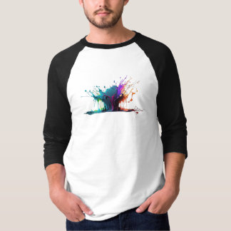   Colourful splattering paint T-Shirt