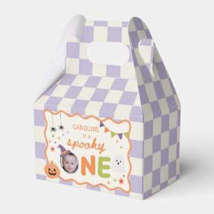 Colourful Spooky One Halloween Ghost Birthday Favour Box