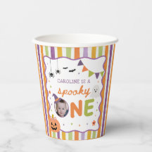 Colourful Spooky One Halloween Ghost Birthday