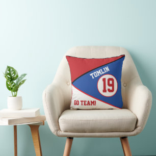 Colourful Sport Theme throw pillow